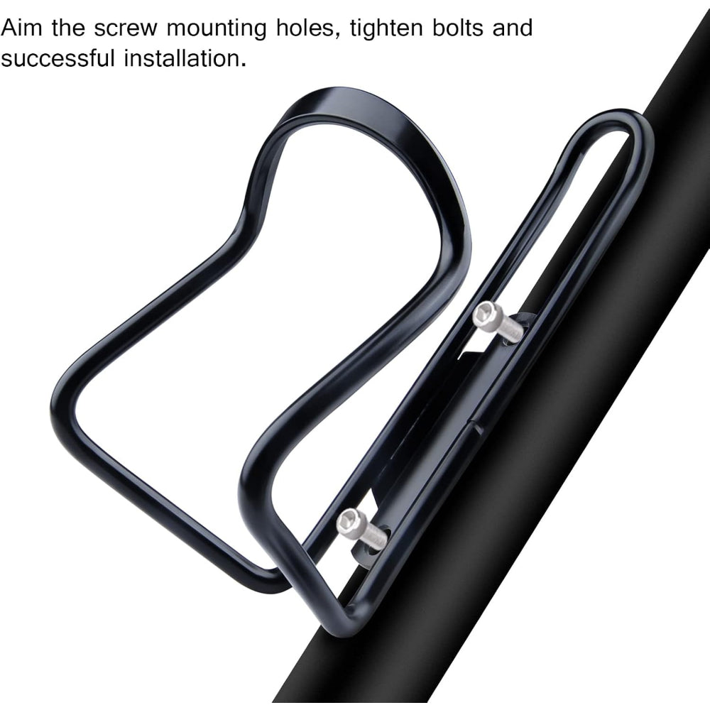 AeroGrip Lightweight Bicycle Water Bottle Cage - Standard Frame Mount