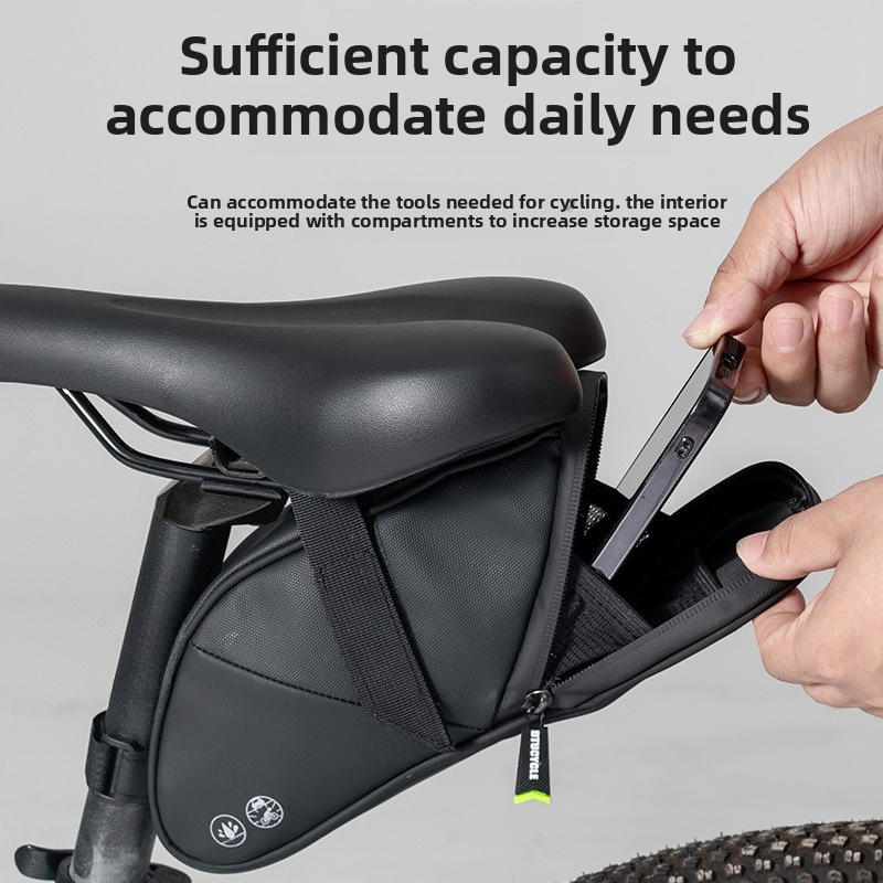 AeroGuard Weatherproof Bike Saddle Bag - Under-Seat Wedge Pack